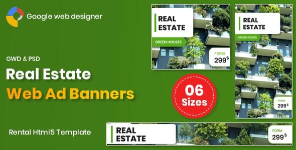 Real Estate Banners Google Web Designer v1.0