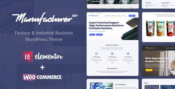 Manufacturer Factory And Industrial Wordpress Theme V1.3.3