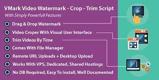 Vmark Video Watermark Crop Trim Php Script V3.2
