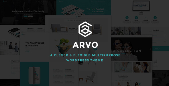 Arvo A Clever & Flexible Multipurpose Wordpress Theme V2.4 Free Download