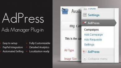 AdPress WordPress Advertising Plugin Pro Free Download