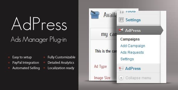 AdPress WordPress Advertising Plugin Pro Free Download