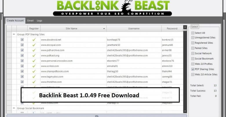 Backlink Beast Free Download