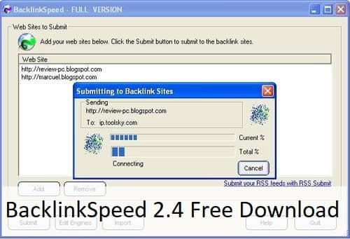 BacklinkSpeed 2.4 Free Download