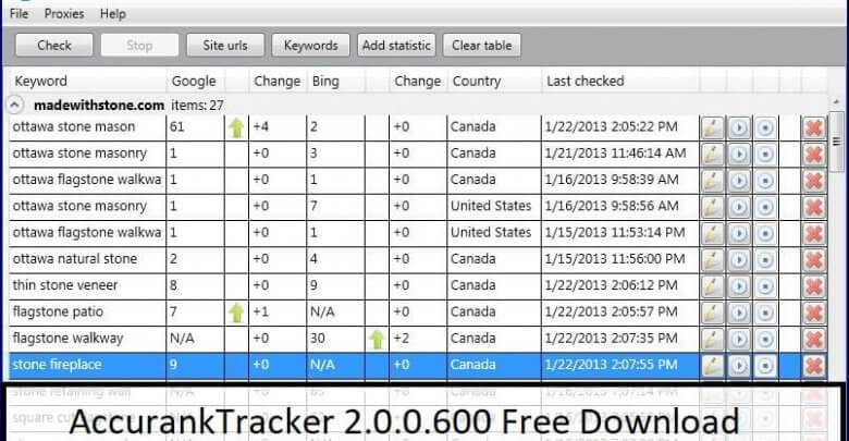 AccurankTracker 2.0.0.600 Free Download