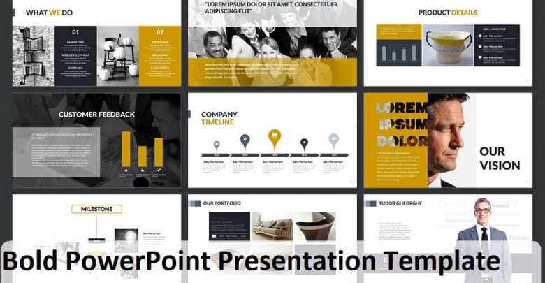 Bold PowerPoint Presentation Template Free Download
