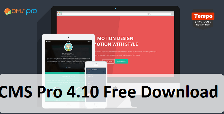 CMS Pro 4.10 Latest version Free Download