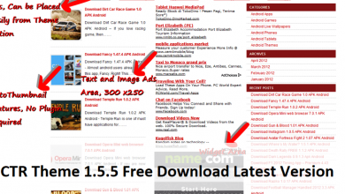 CTR Theme 1.5.5 Free Download Latest Version