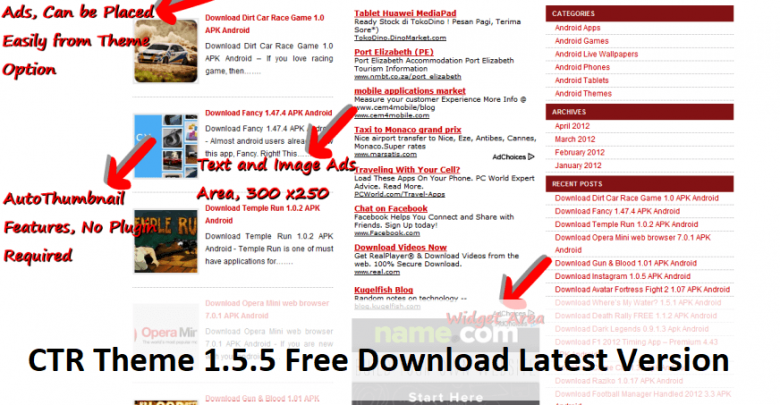 CTR Theme 1.5.5 Free Download Latest Version