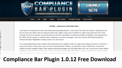 Compliance Bar Plugin 1.0.12 Free Download with Product Key