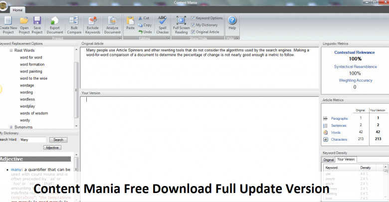 Content Mania Free Download Full Update Version