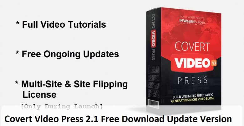 Covert Video Press 2.1 Free Download Update Version
