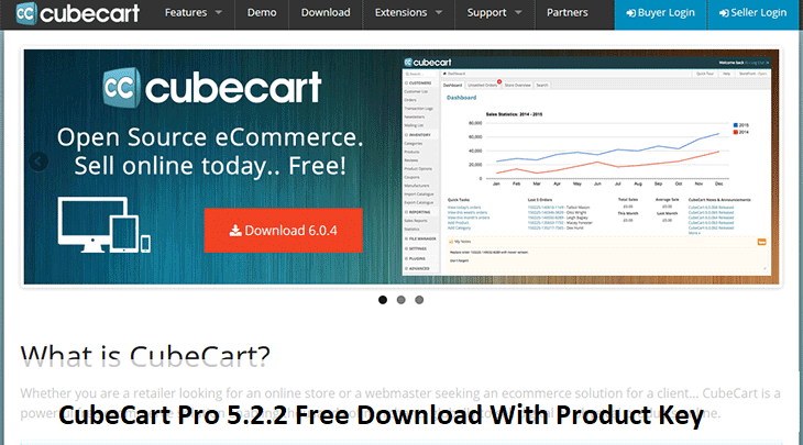 CubeCart Pro 5.2.2 Free Download With Product Key