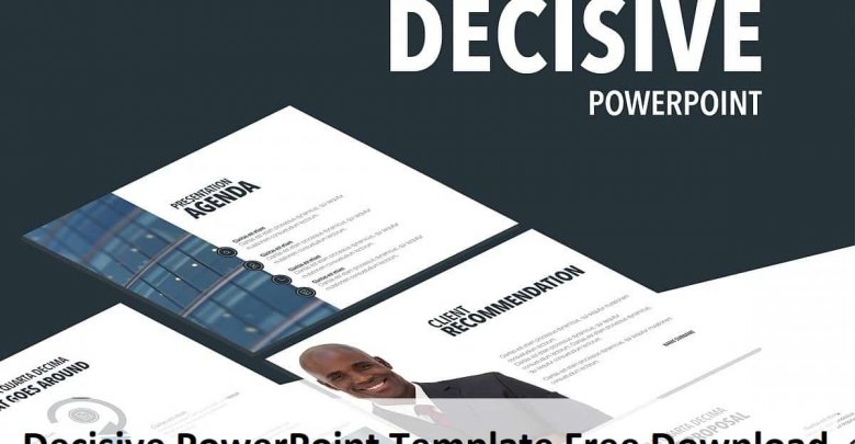 Decisive PowerPoint Template Free Download
