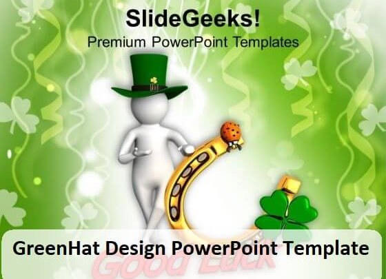 GreenHat Design PowerPoint Template Free Download