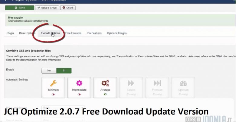 JCH Optimize 2.0.7 Free Download Update Version