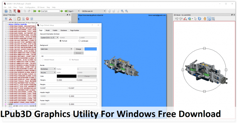 LPub3D Graphics Utility For Windows Free Download