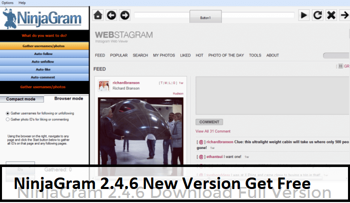 NinjaGram 2.4.6 New Version Get Free