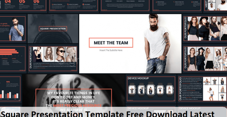 Square Presentation Template Free Download Latest Version