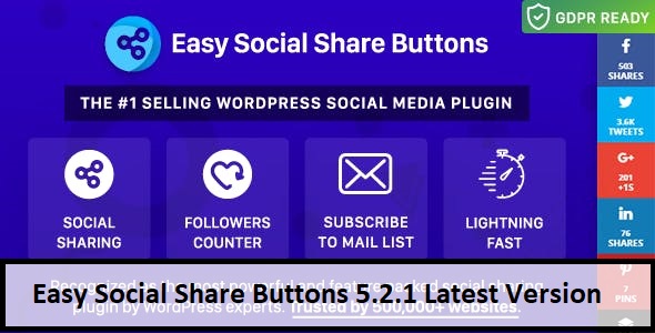 Easy Social Share Buttons 5.2.1 Latest Version