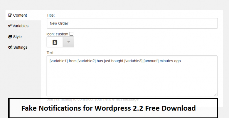 Fake Notifications for Wordpress 2.2 Free Download