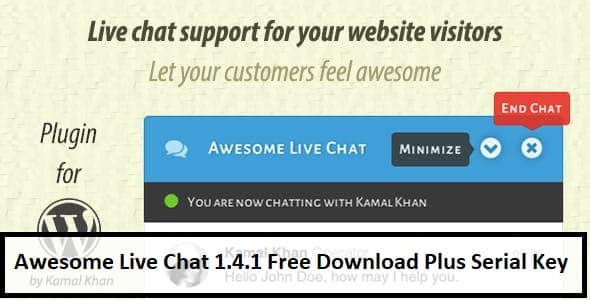 Awesome Live Chat 1.4.1 Free Download Plus Serial Key