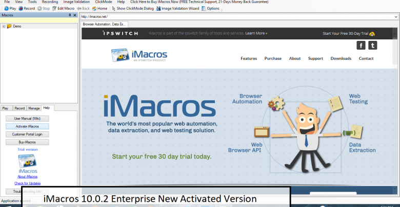 iMacros 10.0.2 Enterprise New Activated Version