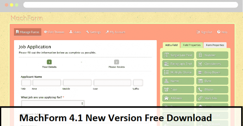 MachForm 4.1 New Version Free Download