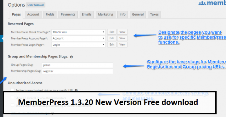 MemberPress 1.3.20 New Version Free download