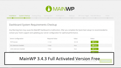 MainWP 3.4.3 Full Activated Version Free Download