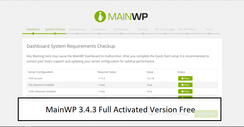 MainWP 3.4.3 Full Activated Version Free Download