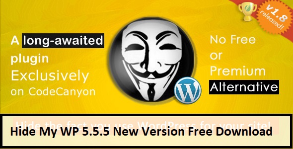 Hide My WP 5.5.5 New Version Free Download