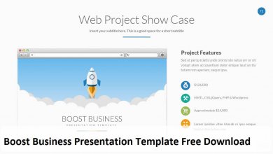 Boost Business Presentation Template Free Download
