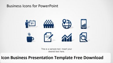 Icon Business Presentation Template Free Download