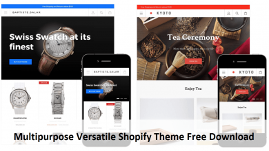 Multipurpose Versatile Shopify Theme Free Download