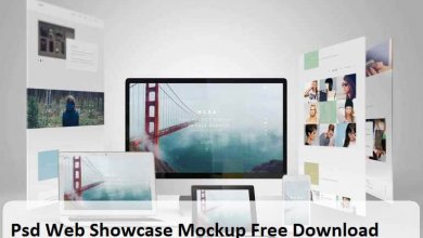 Psd Web Showcase Mockup Free Download