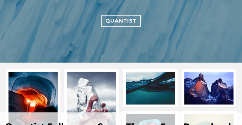 Quantist Fullscreen Cover Theme Free Download