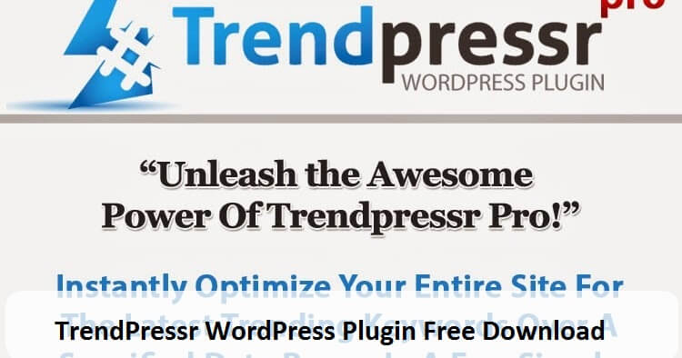 TrendPressr WordPress Plugin Free Download