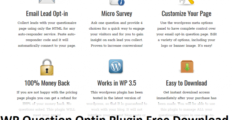 WP Question Optin Plugin Free Download