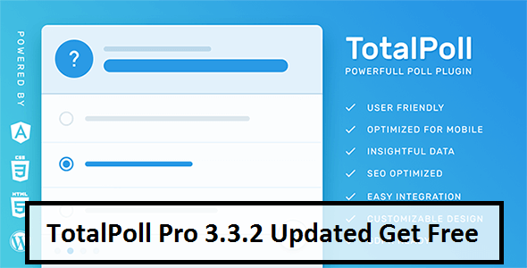 TotalPoll Pro 3.3.2 Updated Get Free