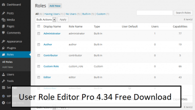 User Role Editor Pro 4.34 Free Download