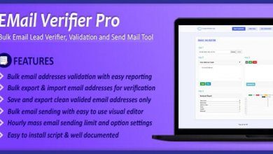 Email Verifier Pro v1.0.0 - Bulk Email Addresses Validation, Mail Sender & Email Lead Management Tool