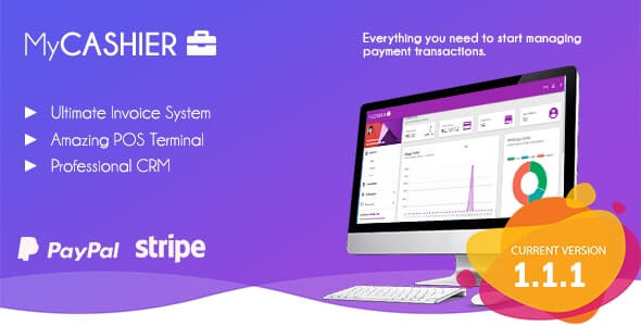 MyCashier v1.1.1 - Ultimate Invoice, POS, Inventory and CRM solution (with SaaS)