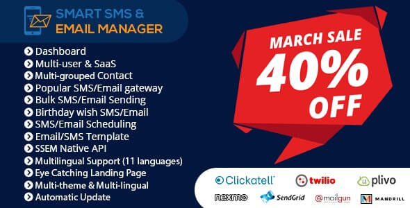Smart SMS & Email Manager