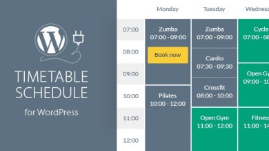 Timetable Responsive Schedule v6.0