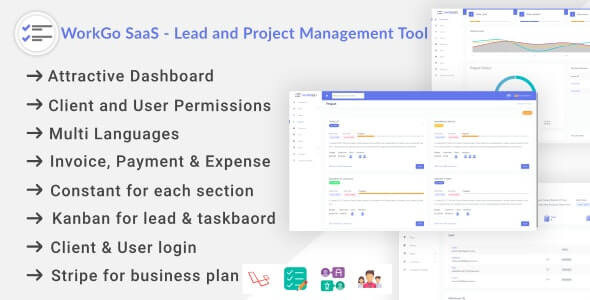 WorkGo SaaS - Lead and Project Management Tool