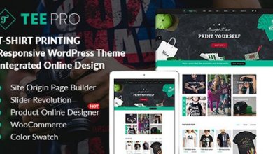 Teepro Woocommerce T Shirt Designer Wordpress Theme Free