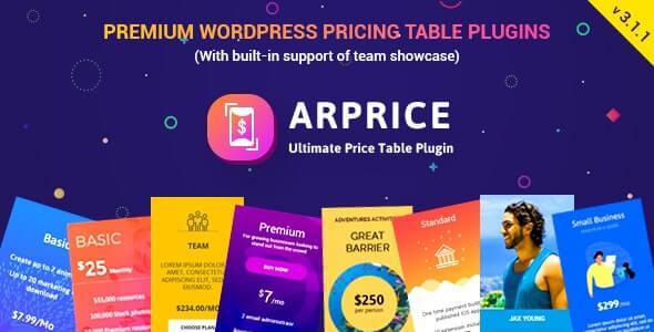 Arprice V3.2 Ultimate Compare Pricing Table Plugin