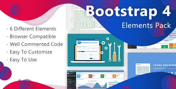 Bootstrap 4 Elements Pack