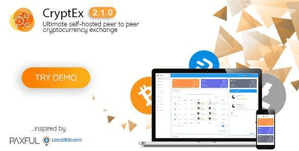 Cryptex V2.1.0 Ultimate Peer To Peer Cryptocurrency Exchange Platform (with Self Hosted Wallets) Nulled